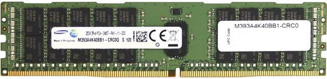 SAMSUNG 32GB Registered DDR4 2400 (PC4 19200) Memory (Server Memory) Model M393A4K40BB1-CRC