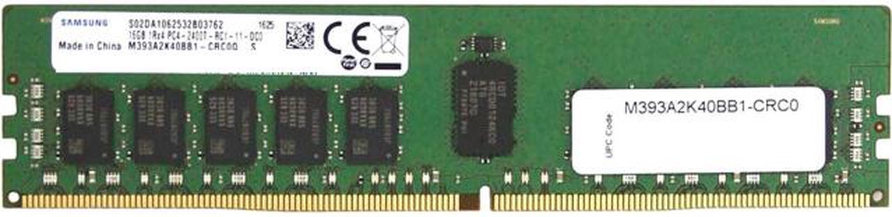 SAMSUNG 16GB ECC Registered DDR4 2400 (PC4 19200) Memory (Server Memory) Model M393A2K40BB1-CRC