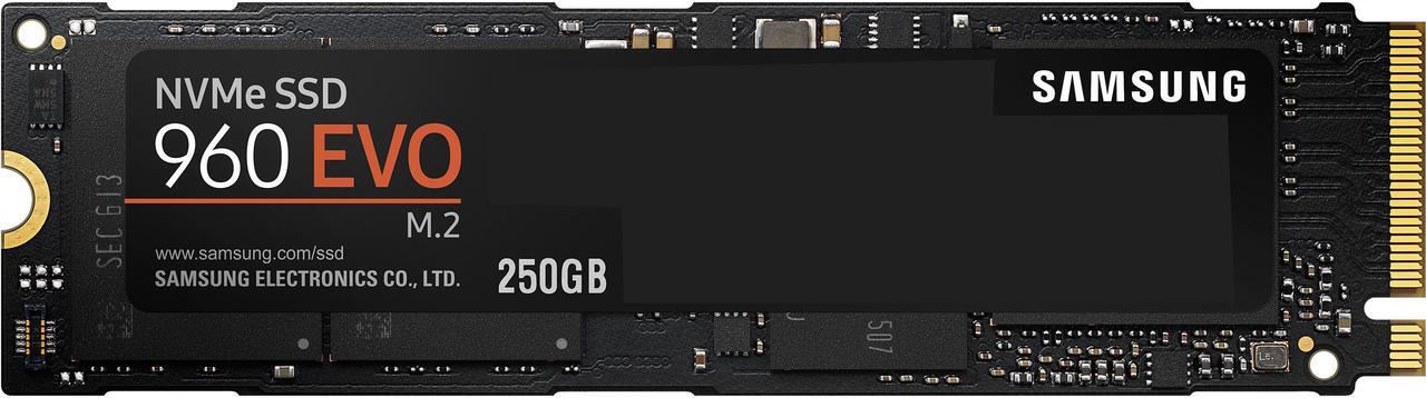Main image of SAMSUNG 960 EVO M.2 250GB NVMe PCI-Express 3.0 x4 Internal Solid State Drive (SSD) MZ-V6E250BW