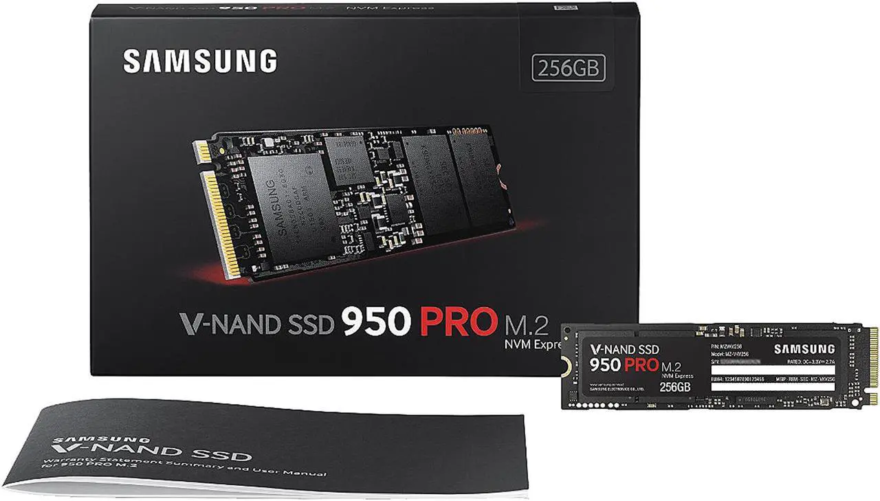 Alt view image 4 of 6 - Samsung MZ-V5P256BW SSD 950 PRO NVMe 256GB for Business