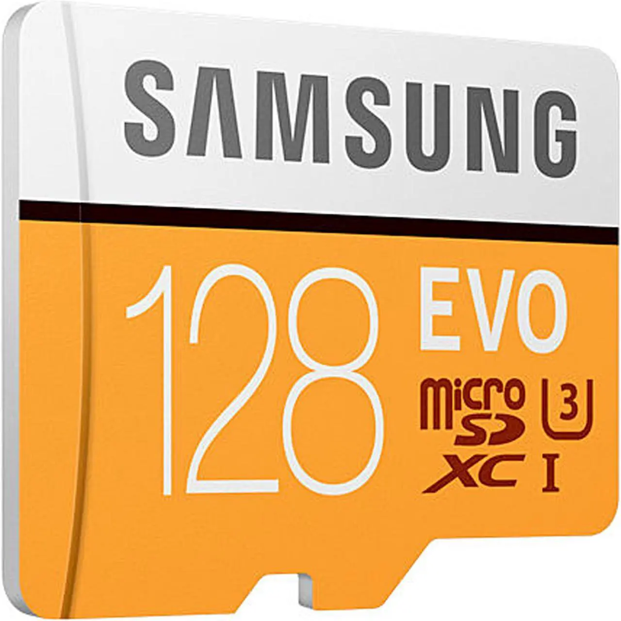 Alt view image 2 of 4 - Samsung 128GB EVO microSDXC UHS-I/U3 Memory Card with Adapter, Speed Up to 100MB/s (MB-MP128GA/AM)