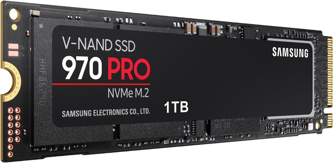 Alt view image 3 of 4 - SAMSUNG 970 PRO M.2 2280 1TB PCIe Gen3. X4, NVMe 1.3 64L V-NAND 2-bit MLC Internal Solid State Drive (SSD) MZ-V7P1T0BW