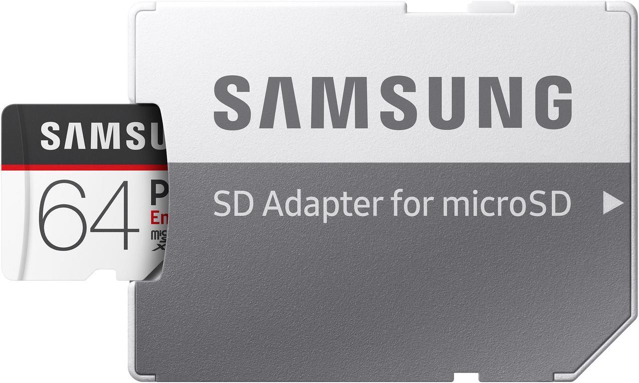 Alt view image 5 of 7 - SAMSUNG 64GB PRO Endurance microSDXC UHS-I/U1 Memory Card with Adapter, Speed Up to 100MB/s (MB-MJ64GA/AM)