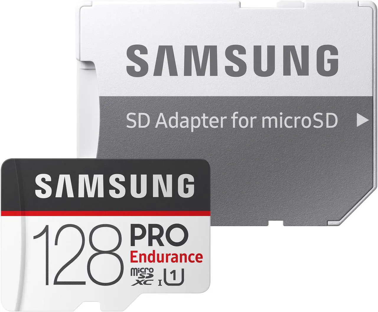 Alt view image 4 of 7 - SAMSUNG 128GB PRO Endurance microSDXC UHS-I/U1 Memory Card with Adapter, Speed Up to 100MB/s (MB-MJ128GA/AM)