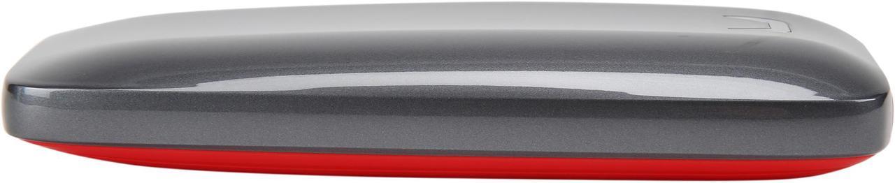 Alt view image 6 of 7 - SAMSUNG X5 Portable SSD 1TB - Up to 2800 MB/s -Thunderbolt 3 NVMe External Solid State Drive, Gray/Red (MU-PB1T0B/AM)
