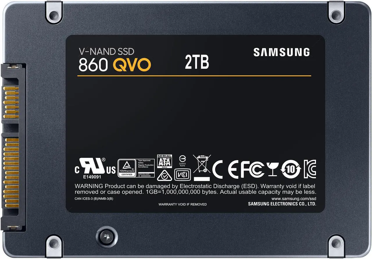 860 QVO SATA 2.5" SSD 2TB - Thumbnail 3