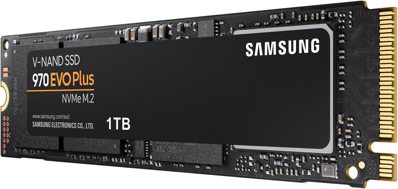 Alt view image 3 of 5 - SAMSUNG 970 EVO PLUS M.2 2280 1TB PCIe Gen 3.0 x4, NVMe 1.3 V-NAND Internal Solid State Drive (SSD) MZ-V7S1T0B/AM
