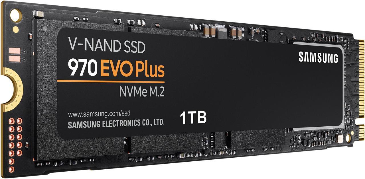 Alt view image 4 of 5 - SAMSUNG 970 EVO PLUS M.2 2280 1TB PCIe Gen 3.0 x4, NVMe 1.3 V-NAND Internal Solid State Drive (SSD) MZ-V7S1T0B/AM