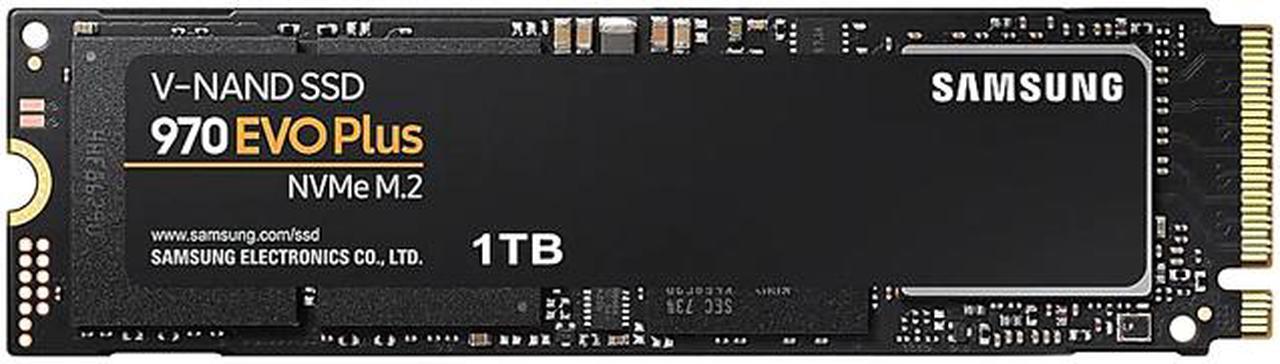 SAMSUNG 970 EVO PLUS M.2 2280 1TB PCIe Gen 3.0 x4, NVMe 1.3 V-NAND 3-bit MLC Internal Solid State Drive (SSD) MZ-V7S1T0BW