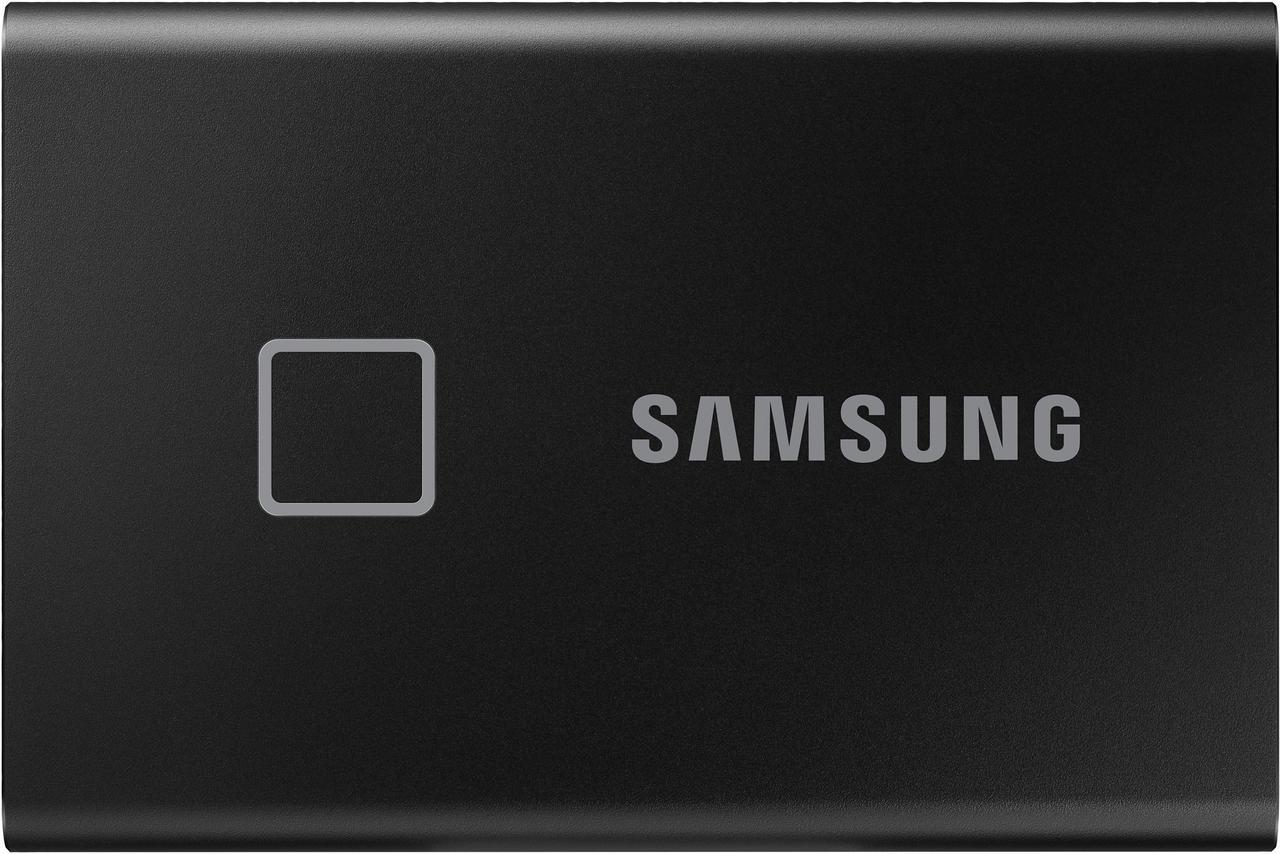 Main image of SAMSUNG T7 Touch Portable SSD 2TB - Up to 1050 MB/s - USB 3.2 Gen 2 External Solid State Drive, Black (MU-PC2T0K/WW)