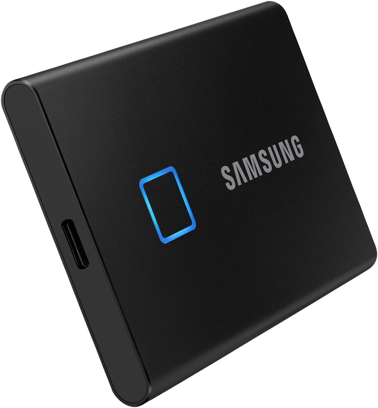 Alt view image 4 of 7 - SAMSUNG T7 Touch Portable SSD 2TB - Up to 1050 MB/s - USB 3.2 Gen 2 External Solid State Drive, Black (MU-PC2T0K/WW)