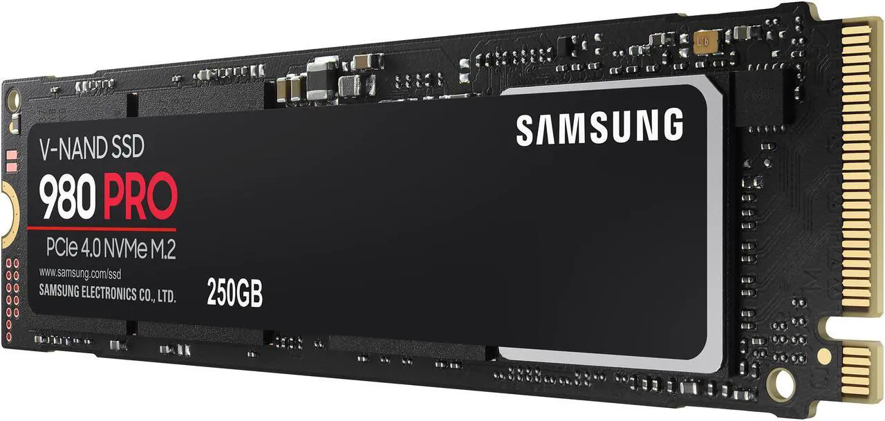 Alt view image 3 of 5 - SAMSUNG 980 PRO M.2 2280 250GB PCI-Express Gen 4.0 x4, NVMe 1.3c Samsung V-NAND Internal Solid State Drive (SSD) MZ-V8P250B/AM