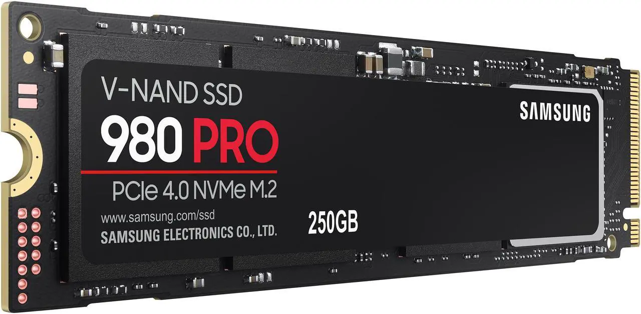 Alt view image 4 of 5 - SAMSUNG 980 PRO M.2 2280 250GB PCI-Express Gen 4.0 x4, NVMe 1.3c Samsung V-NAND Internal Solid State Drive (SSD) MZ-V8P250B/AM