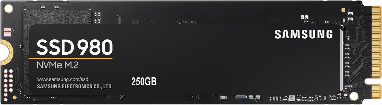 Main image of SAMSUNG 980 M.2 2280 250GB PCI-Express 3.0 x4, NVMe 1.4 V-NAND MLC Internal Solid State Drive (SSD) MZ-V8V250B/AM