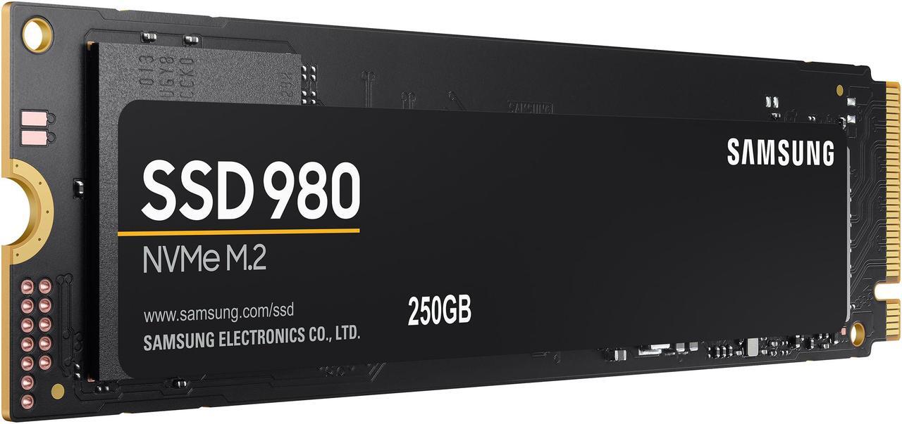 Alt view image 2 of 3 - SAMSUNG 980 M.2 2280 250GB PCI-Express 3.0 x4, NVMe 1.4 V-NAND MLC Internal Solid State Drive (SSD) MZ-V8V250B/AM
