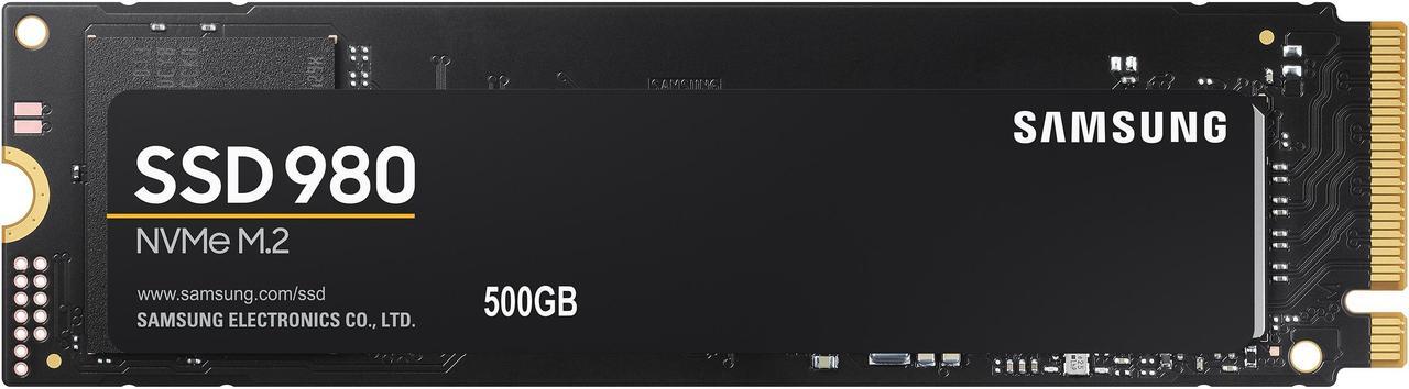 Main image of SAMSUNG 980 M.2 2280 500GB PCI-Express 3.0 x4, NVMe 1.4 V-NAND MLC Internal Solid State Drive (SSD) MZ-V8V500B/AM