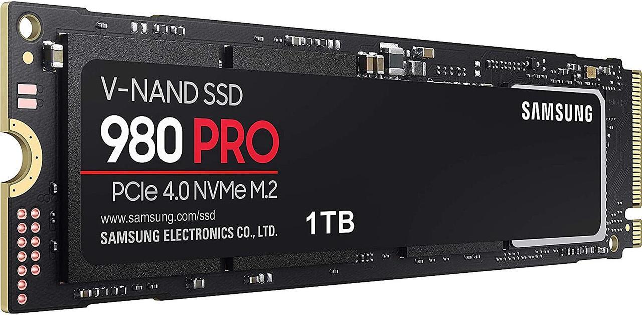 Main image of SAMSUNG 980 PRO M.2 2280 1TB PCI-Express Gen 4.0 x4, NVMe 1.3c Samsung V-NAND 3-bit MLC Internal Solid State Drive (SSD) MZ-V8P1T0BW