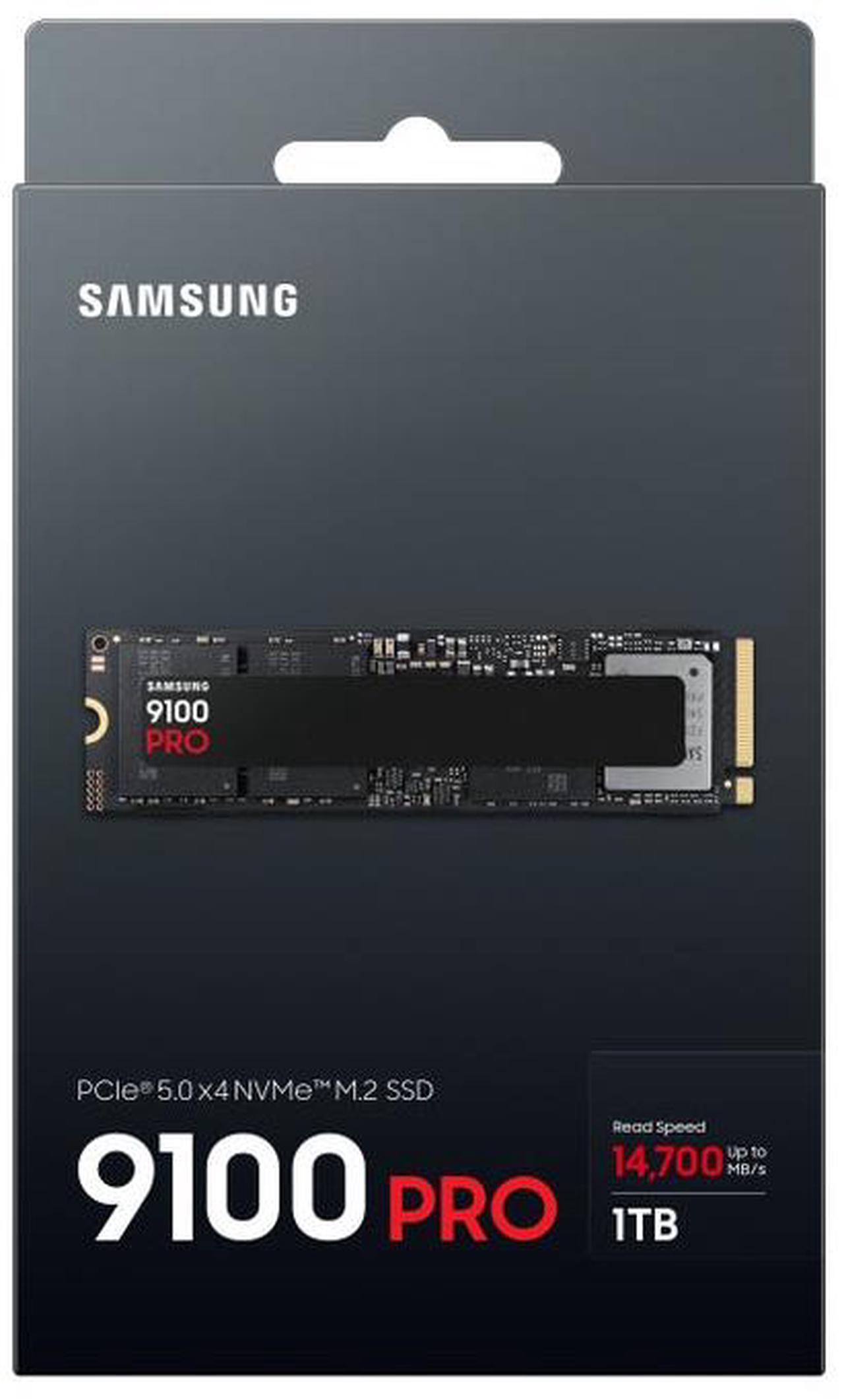 Alt view image 4 of 10 - SAMSUNG SSD 9100 PRO 1TB, PCIe 5.0x4 M.2 2280, Seq. Read Speeds Up to 14,800MB/s, Best for AI Computing, Gaming, and Heavy Duty Workstations (MZ- VAP1T0B/AM)