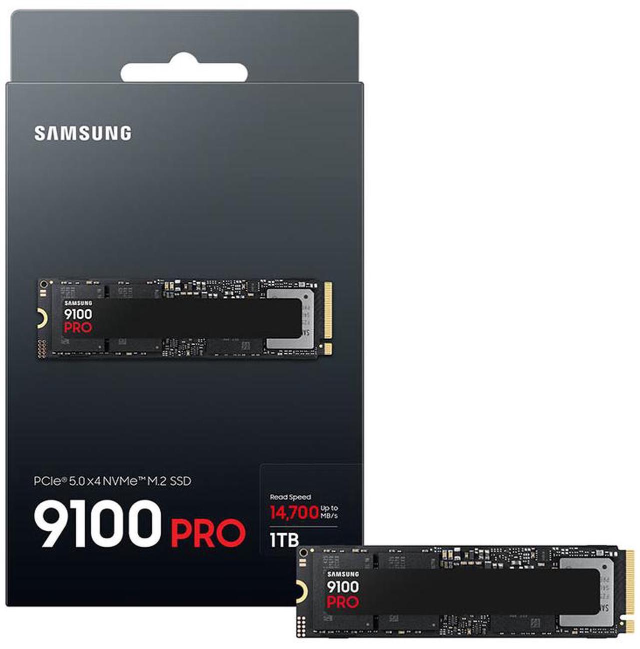 Alt view image 3 of 10 - SAMSUNG SSD 9100 PRO 1TB, PCIe 5.0x4 M.2 2280, Seq. Read Speeds Up to 14,800MB/s, Best for AI Computing, Gaming, and Heavy Duty Workstations (MZ- VAP1T0B/AM)