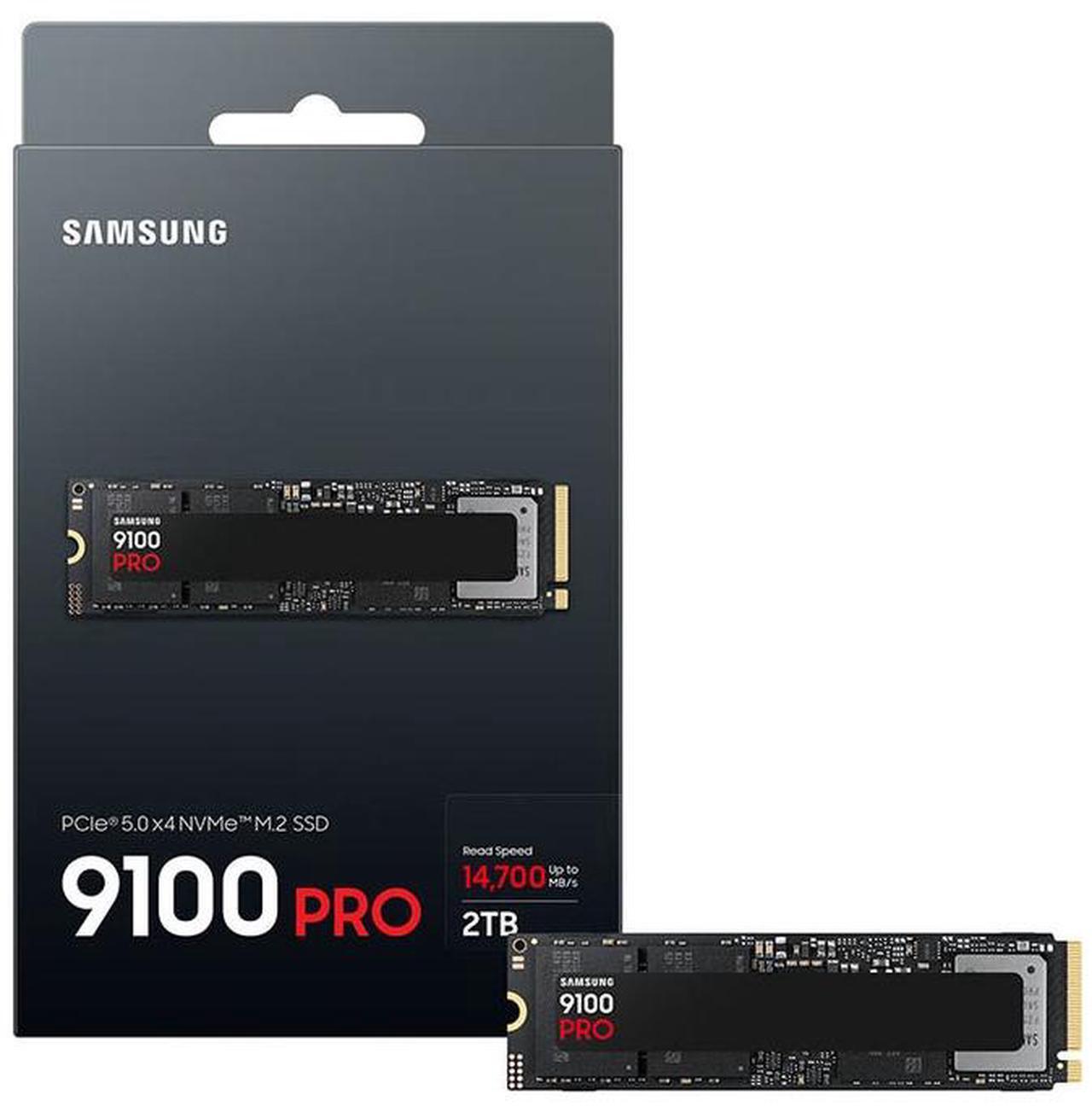 Alt view image 3 of 10 - SAMSUNG SSD 9100 PRO 2TB, PCIe 5.0x4 M.2 2280, Seq. Read Speeds Up to 14,800MB/s, Best for AI Computing, Gaming, and Heavy Duty Workstations (MZ- VAP2T0B/AM)