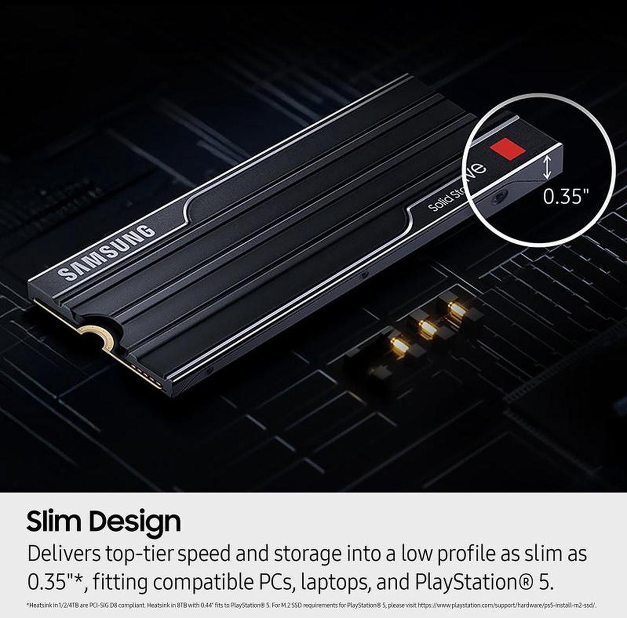 Alt view image 10 of 10 - SAMSUNG SSD 9100 PRO with Heatsink 1TB, PCIe 5.0x4 M.2 2280, Seq. Read Speeds Up to 14,800/13,400 MB/s, Best for AI Computing, Gaming, and Heavy Duty Workstations (MZ- VAP1T0CW)
