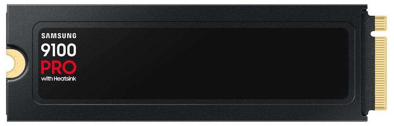 Alt view image 2 of 9 - SAMSUNG SSD 9100 PRO with Heatsink 2TB, PCIe 5.0x4 M.2 2280, Seq. Read Speeds Up to 14,800/13,400 MB/s, Best for AI Computing, Gaming, and Heavy Duty Workstations (MZ- VAP2T0CW)