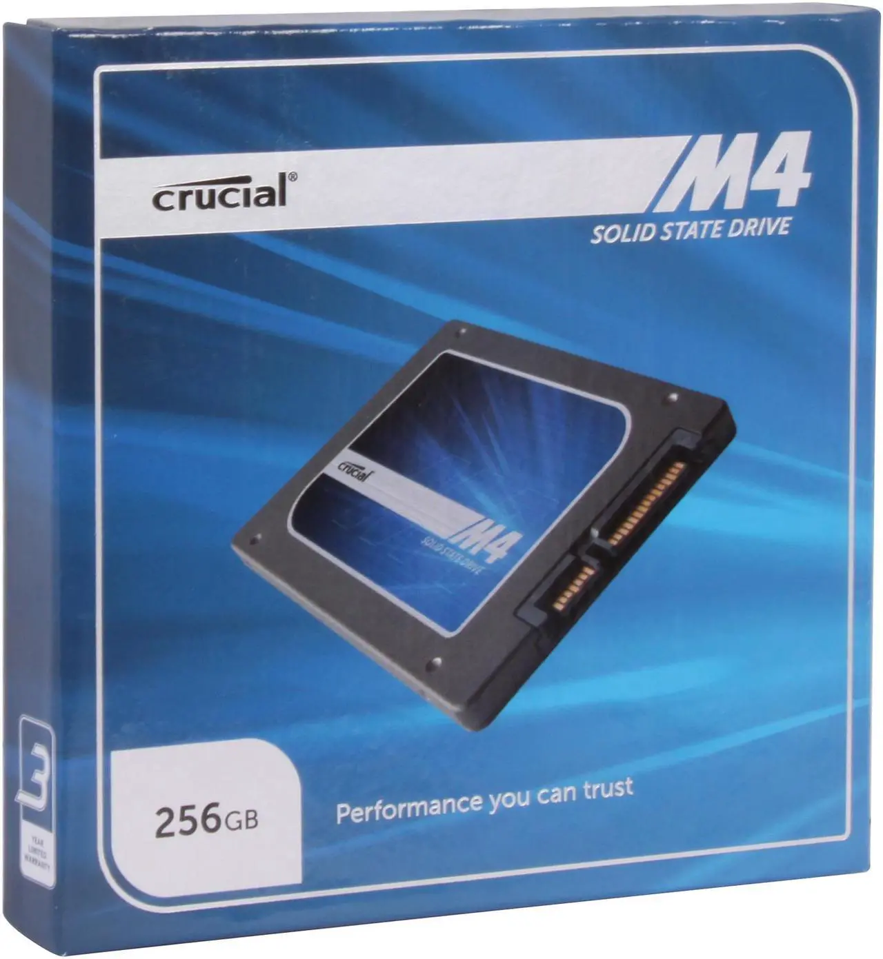 Main image of Crucial M4 2.5" 256GB SATA III MLC Internal Solid State Drive (SSD) CT256M4SSD2