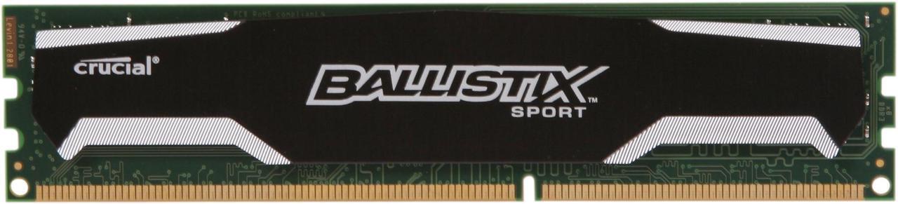 Main image of Ballistix Sport 8GB DDR3 1600 (PC3 12800) Desktop Memory Model BLS8G3D1609DS1S00