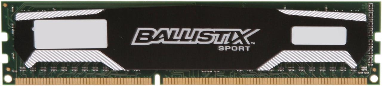 Alt view image 2 of 3 - Ballistix Sport 8GB DDR3 1600 (PC3 12800) Desktop Memory Model BLS8G3D1609DS1S00
