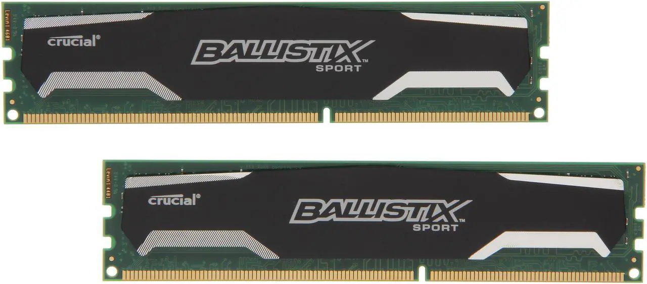 Main image of Crucial Ballistix Sport 16GB (2 x 8GB) DDR3 1333 (PC3 10600) Desktop Memory Model BLS2KIT8G3D1339DS1S00