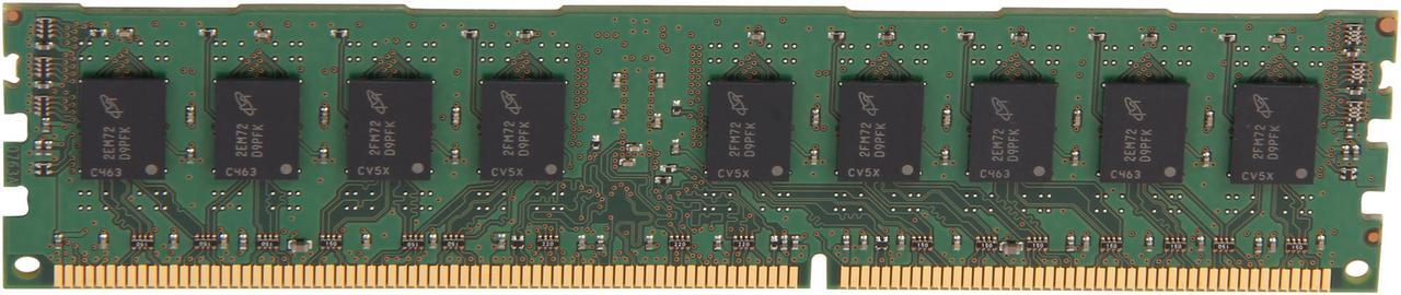 Alt view image 2 of 3 - Crucial 4GB ECC Registered DDR3 1333 (PC3 10600) Server Memory Model CT4G3ERSLS41339