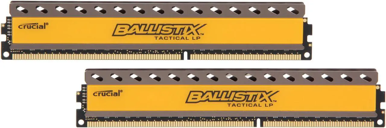 Main image of Ballistix Tactical 16GB (2 x 8GB) DDR3L 1600 (PC3L 12800) Low Profile Desktop Memory Model BLT2K8G3D1608ET3LX0