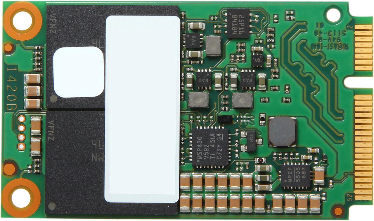 Alt view image 3 of 4 - Crucial M500 240GB Mini-SATA (mSATA) MLC Internal Solid State Drive (SSD) CT240M500SSD3