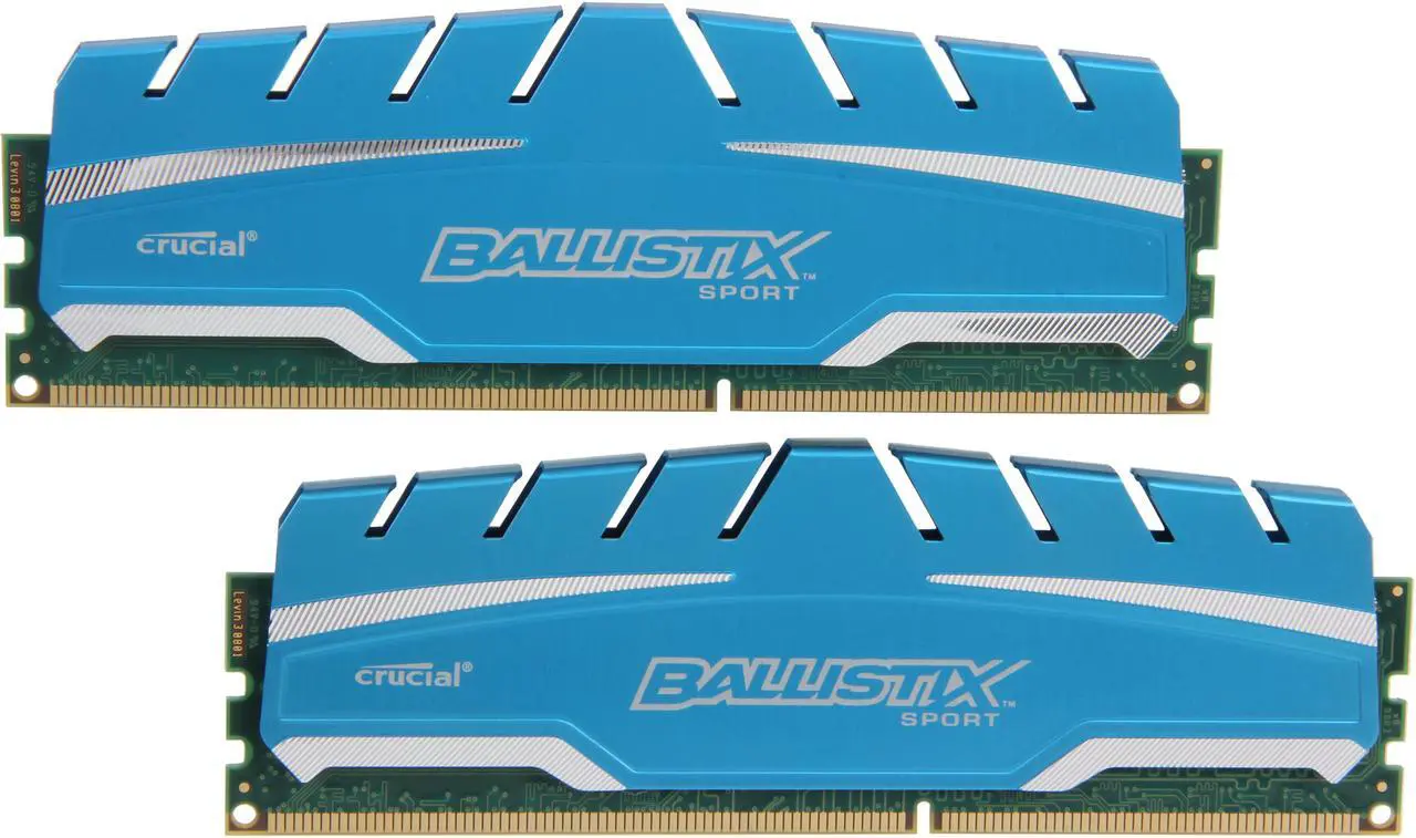 Main image of Ballistix Sport XT 16GB (2 x 8GB) DDR3 1866 (PC3 14900) Desktop Memory Model BLS2K8G3D18ADS3