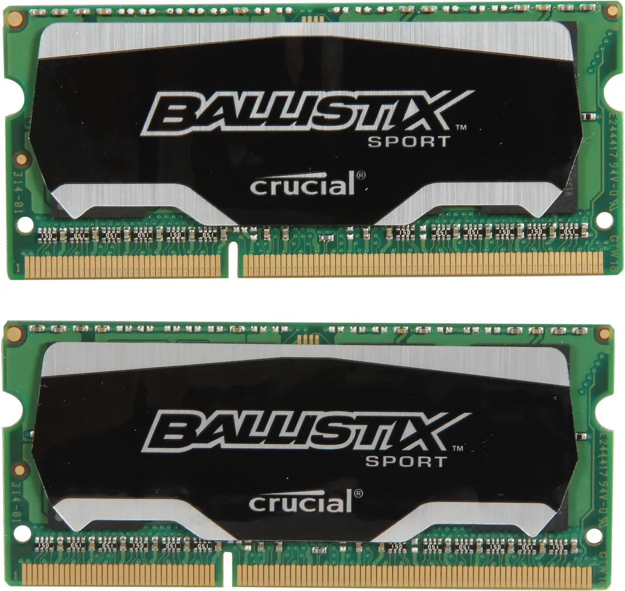 Main image of Ballistix Sport SODIMM 8GB (2 x 4GB) 204-Pin DDR3 SO-DIMM DDR3 1866 (PC3 14900) Laptop Memory Model BLS2K4G3N18AES4