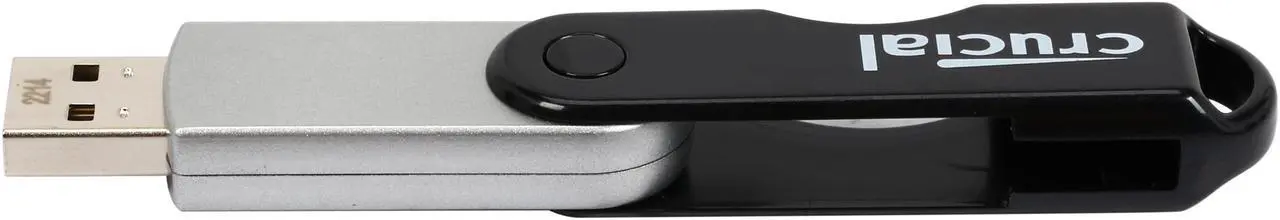 Alt view image 3 of 5 - Crucial 32GB Gizmo! TwistTurn Flash Drive CT32GBUSBTT