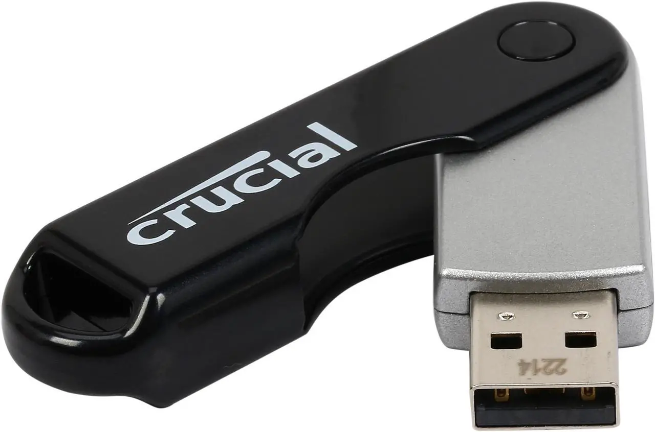 Alt view image 4 of 5 - Crucial 32GB Gizmo! TwistTurn Flash Drive CT32GBUSBTT