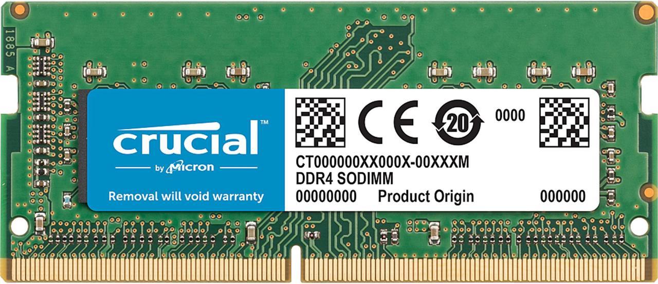 Crucial 32GB DDR4 2666 (PC4 21300) Unbuffered Laptop Memory for Mac Model CT32G4S266M