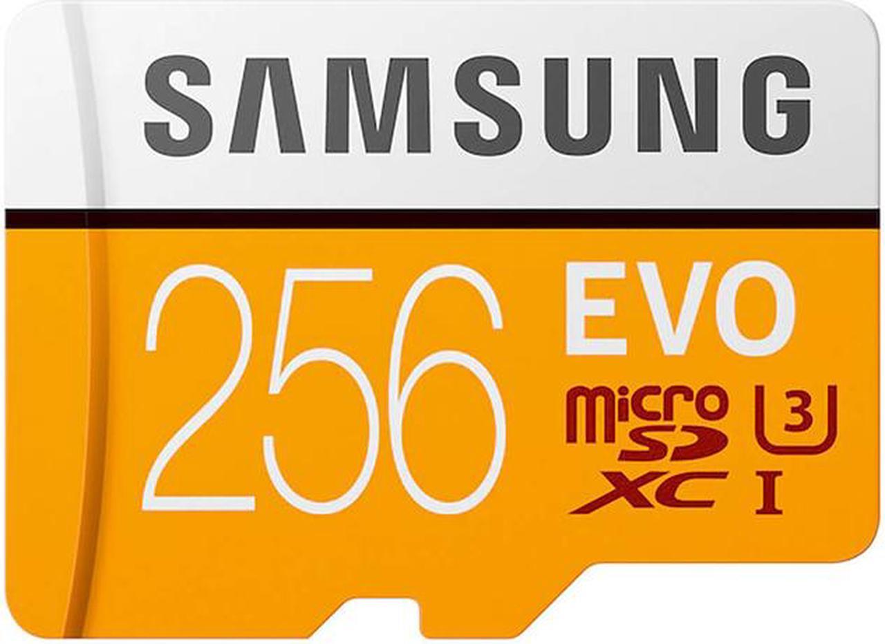 Main image of SAMSUNG EVO 256GB microSDXC Flash Card + Adapter Model MB-MP256HA/AM