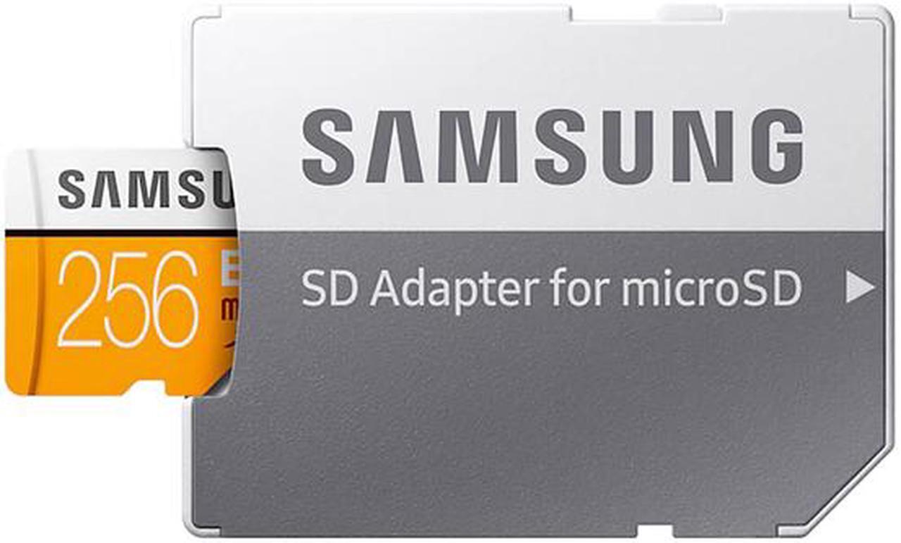 Alt view image 4 of 4 - SAMSUNG EVO 256GB microSDXC Flash Card + Adapter Model MB-MP256HA/AM