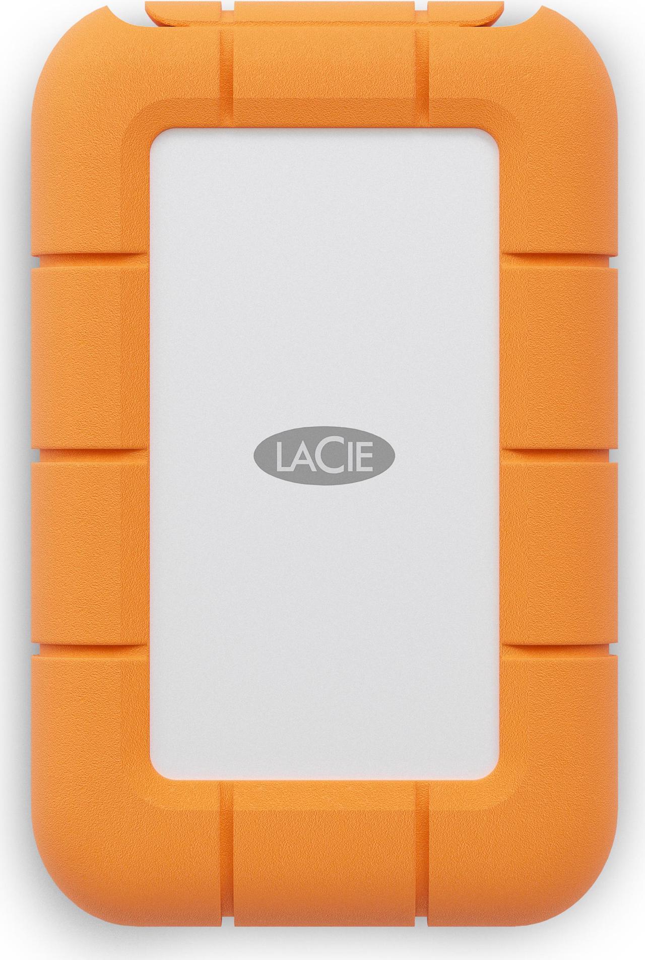 LaCie Rugged Mini SSD 2TB Solid State Drive - USB 3.2 Gen 2x2, speeds up to 2000MB/s, compatible with PC, Mac, and iPad (STMF2000400)