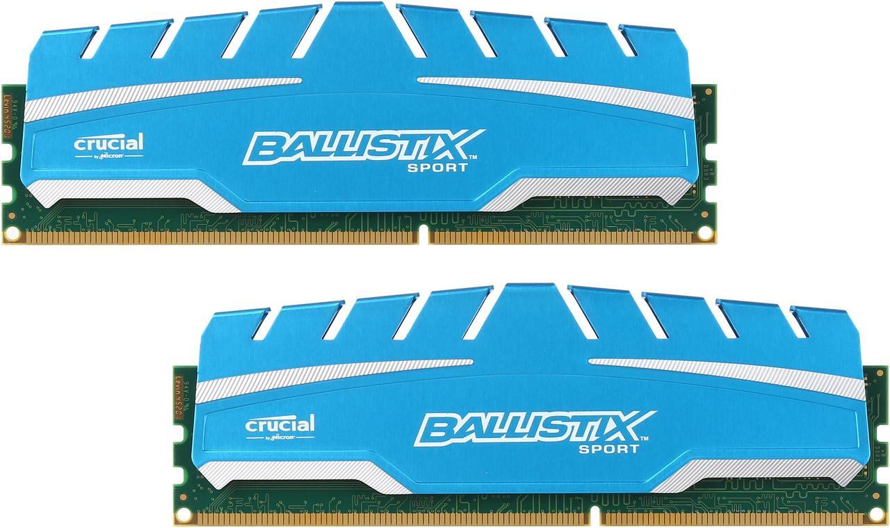 Main image of Ballistix Sport 8GB (2 x 4GB) DDR3 1866 (PC3 14900) Memory Kit Model BLS2K4G3D18ADS3J