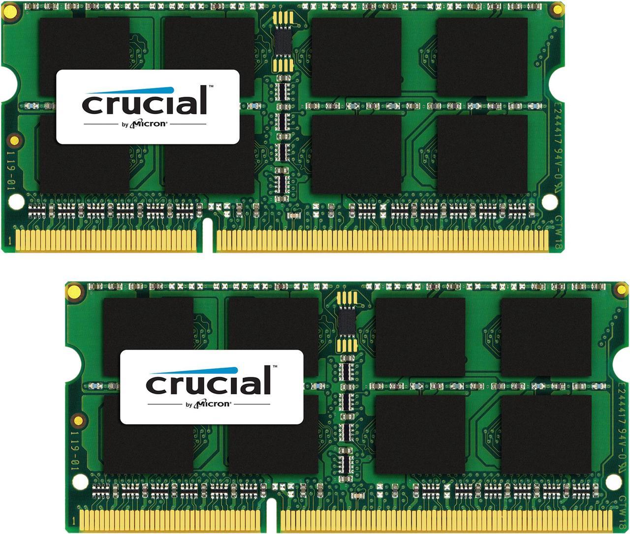 Crucial 8GB (2 x 4GB) DDR3 1866 (PC3 14900) Unbuffered Memory for Mac Model CT2K4G3S186DJM