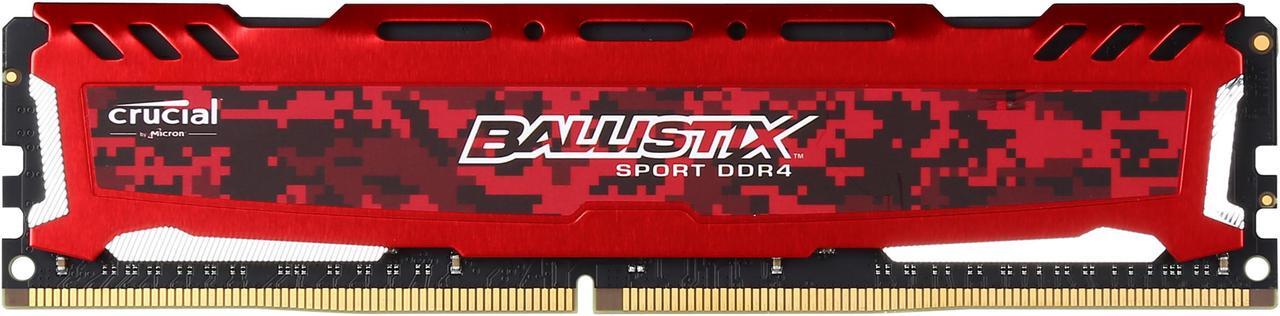 Main image of Ballistix Sport LT 8GB DDR4 2400 (PC4 19200) Desktop Memory Model BLS8G4D240FSE