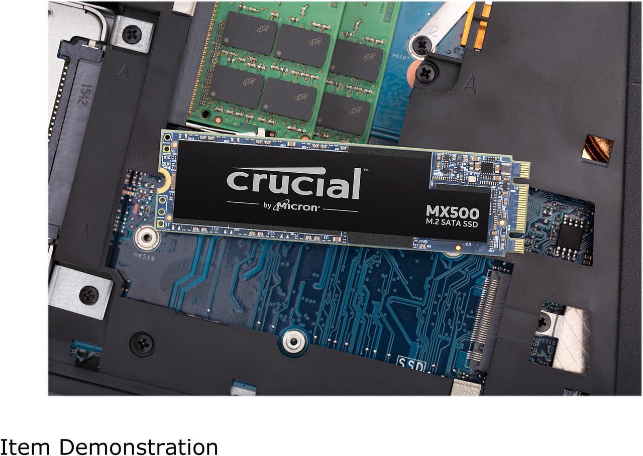 Alt view image 5 of 5 - Crucial MX500 1TB 3D NAND SATA M.2 (2280SS) Internal SSD, up to 560 MB/s  - CT1000MX500SSD4