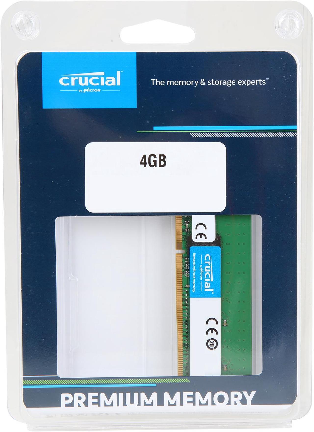 Alt view image 3 of 3 - Crucial 4GB ECC Registered DDR4 2666 (PC4 21300) Server Memory Model CT4G4RFS8266