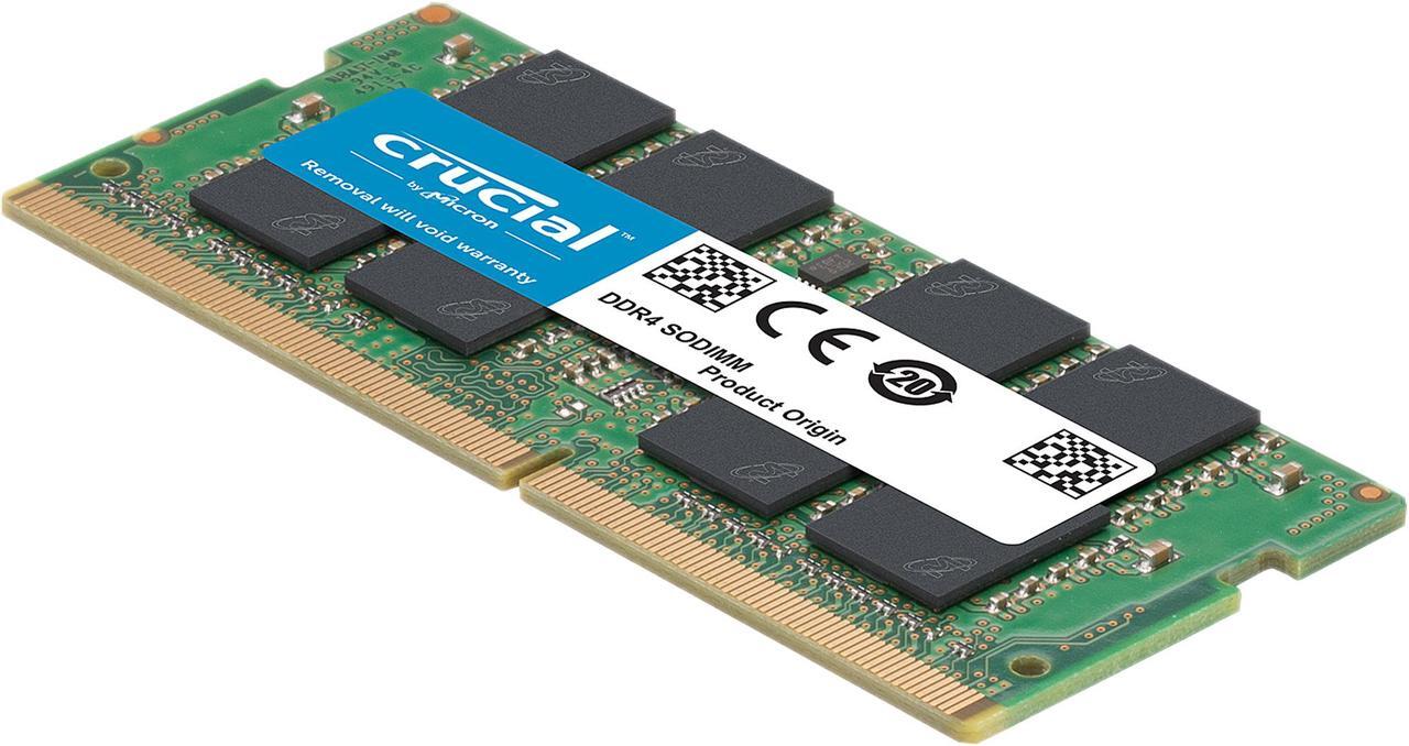 Alt view image 2 of 4 - Crucial 16GB 260-Pin DDR4 SO-DIMM DDR4 3200 (PC4 25600) Laptop Memory Model CT16G4SFD832A