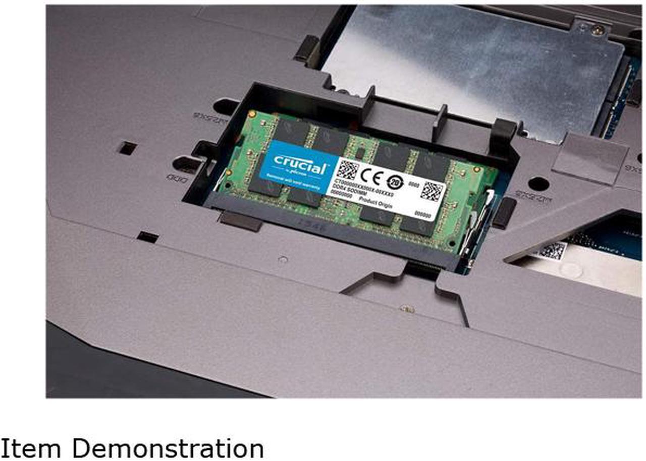 Alt view image 6 of 7 - Crucial 64GB Kit (32GBx2) DDR4 2666 MT/s CL19 SODIMM 260-Pin Memory - CT2K32G4SFD8266
