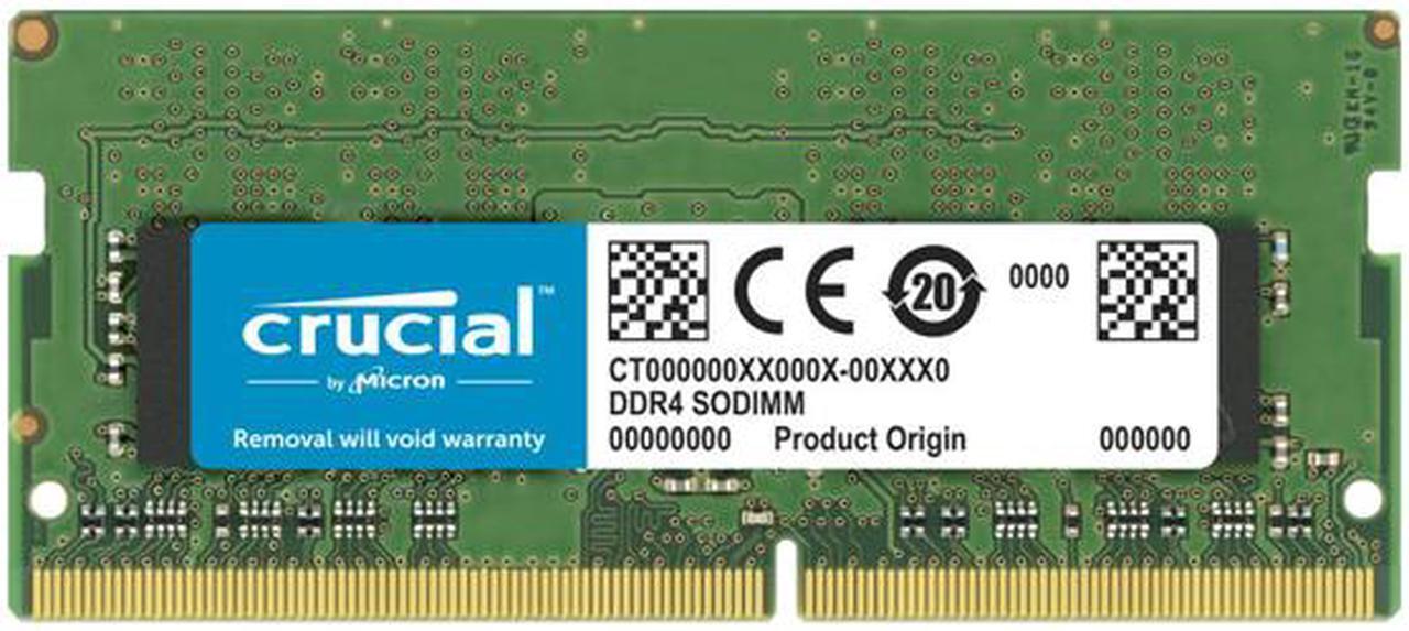 Alt view image 5 of 7 - Crucial 64GB Kit (32GBx2) DDR4 2666 MT/s CL19 SODIMM 260-Pin Memory - CT2K32G4SFD8266
