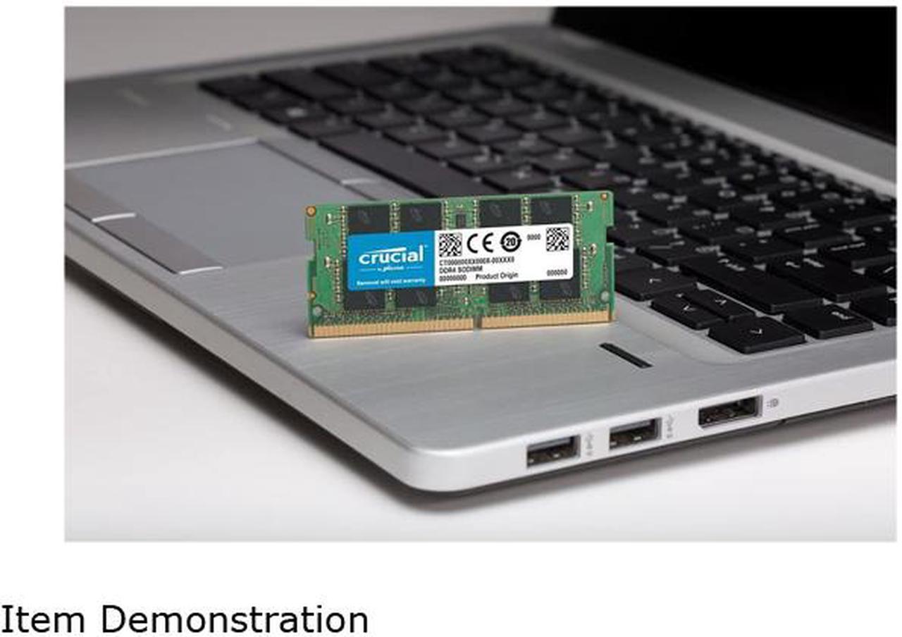 Alt view image 7 of 7 - Crucial 64GB Kit (32GBx2) DDR4 2666 MT/s CL19 SODIMM 260-Pin Memory - CT2K32G4SFD8266